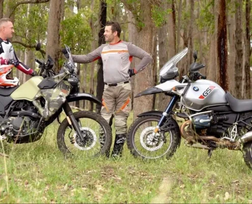 BMW 1150 GSA x Kawasaki KLR650 Adventure